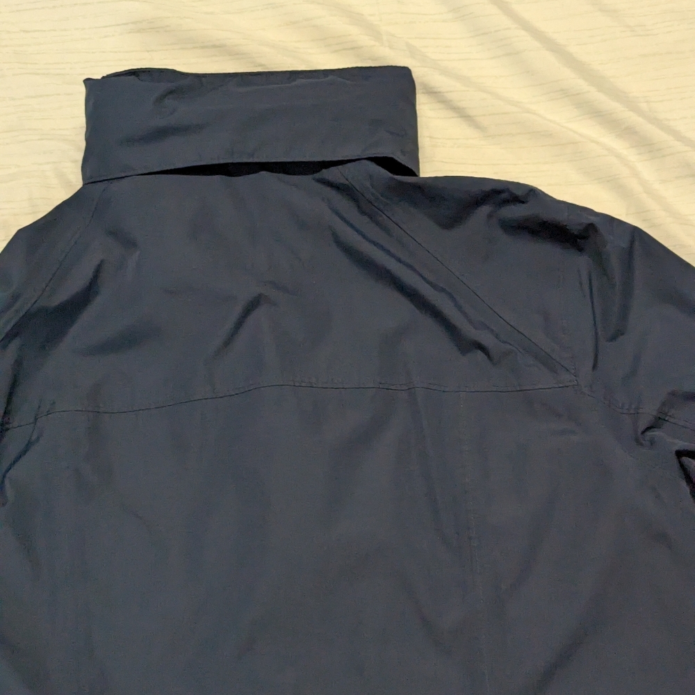 Lands' End Women's Squall Hooded Waterproof Raincoat, Blue, Size Small (6-8) - Picture 11 of 11